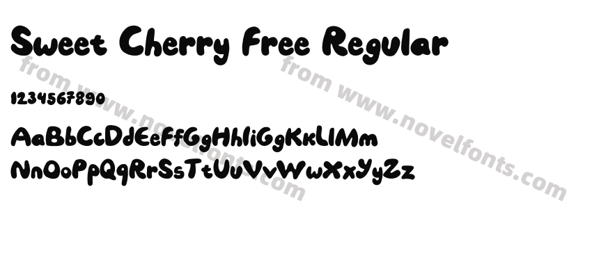 Sweet Cherry Free RegularPreview