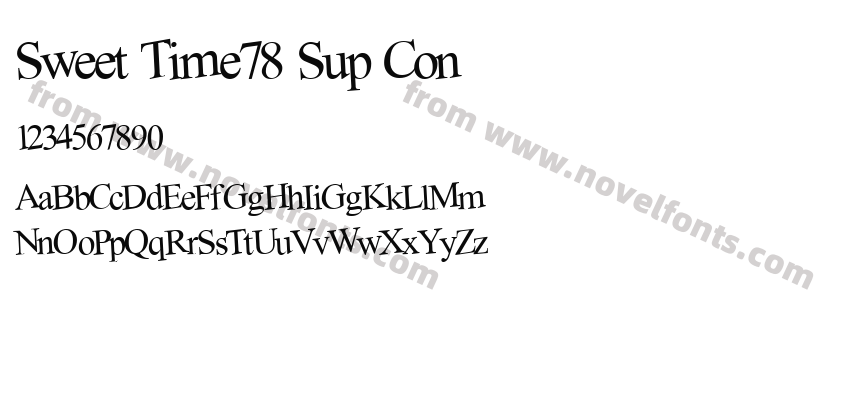 Sweet Time78 Sup ConPreview