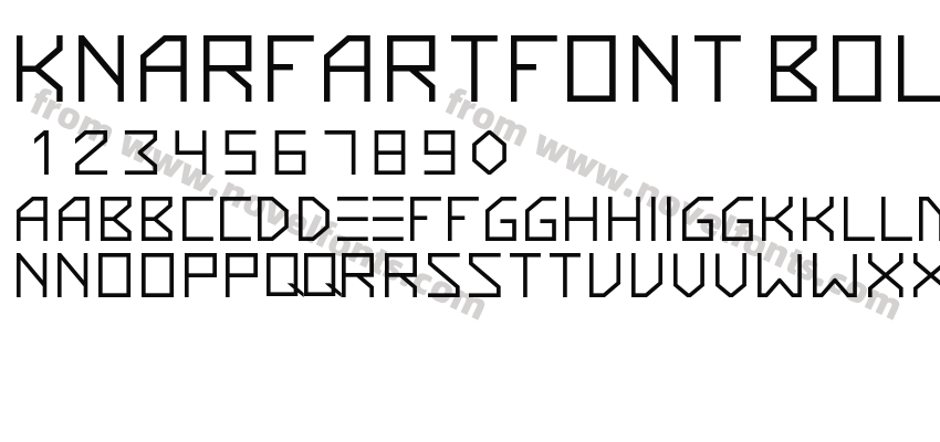 KnarfArtFont-BoldPreview