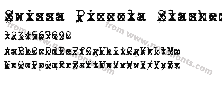 Swissa Piccola SlashedxPreview