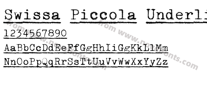 Swissa Piccola UnderlinedPreview