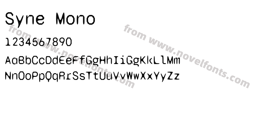 Syne MonoPreview