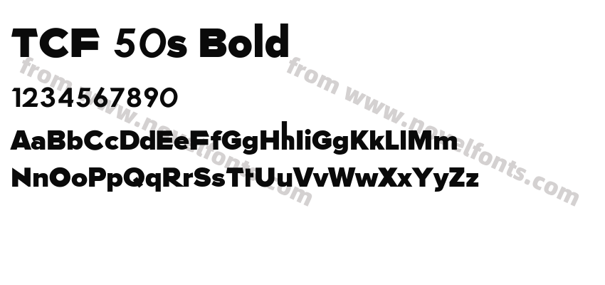 TCF 50s BoldPreview