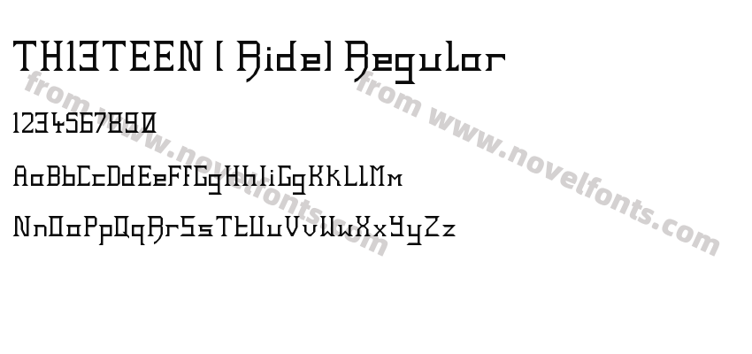 TH13TEEN ( Ride) RegularPreview