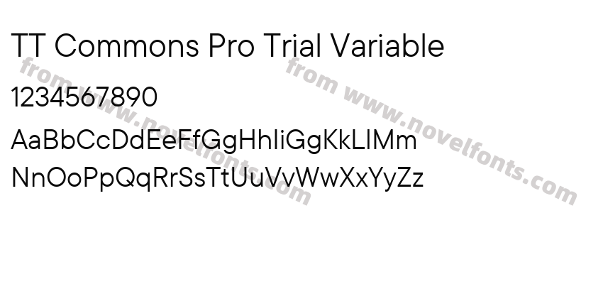 TT Commons Pro Trial VariablePreview