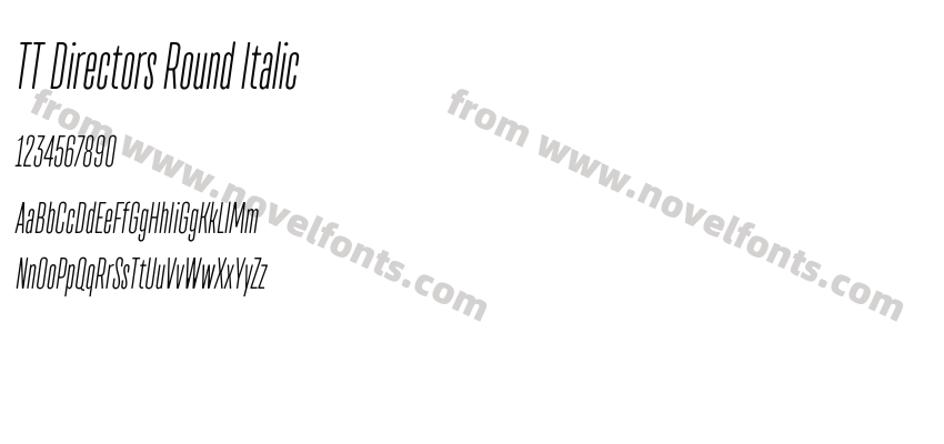 TT Directors Round ItalicPreview