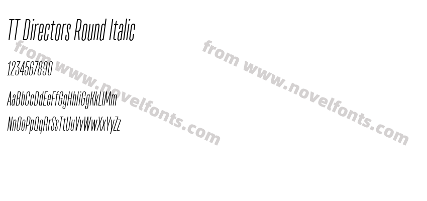 TT Directors Round ItalicPreview
