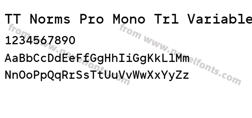 TT Norms Pro Mono Trl VariablePreview