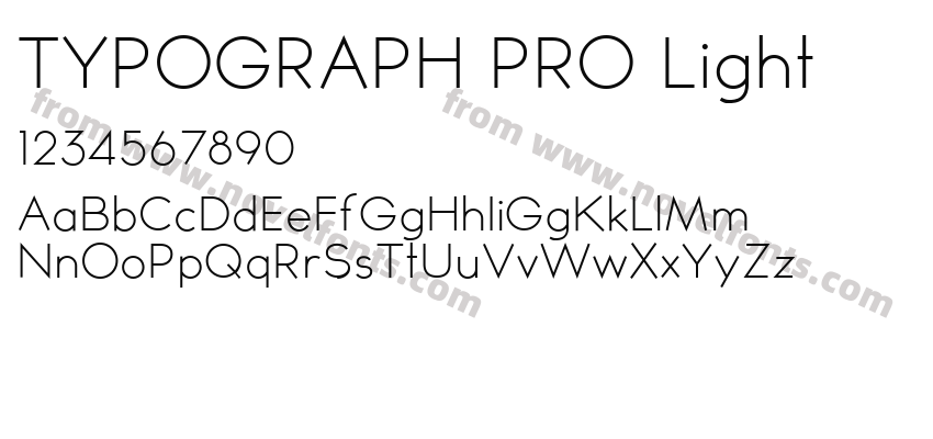 TYPOGRAPH PRO LightPreview