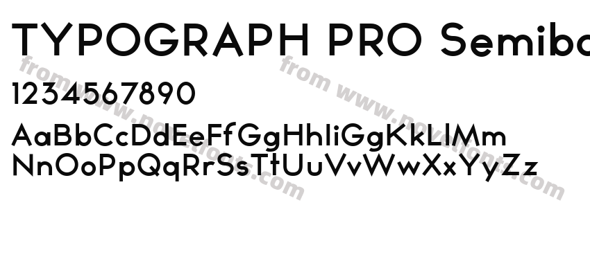TYPOGRAPH PRO SemiboldPreview