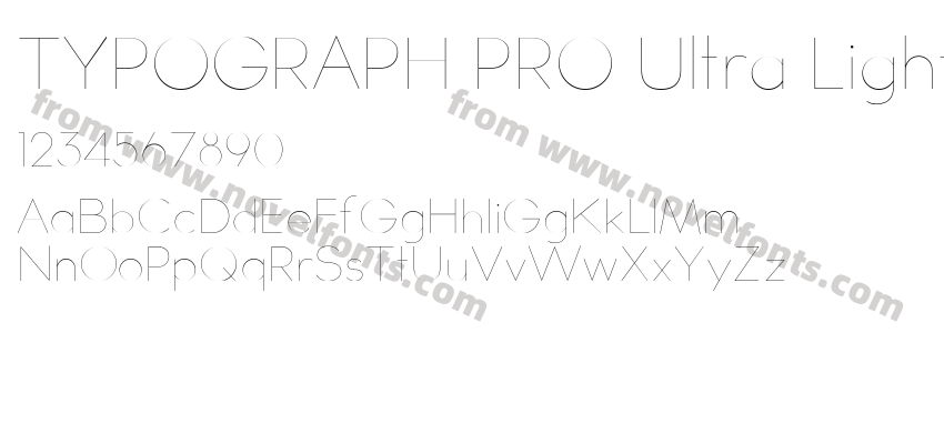 TYPOGRAPH PRO Ultra LightPreview