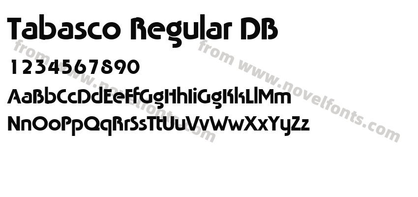 Tabasco Regular DBPreview