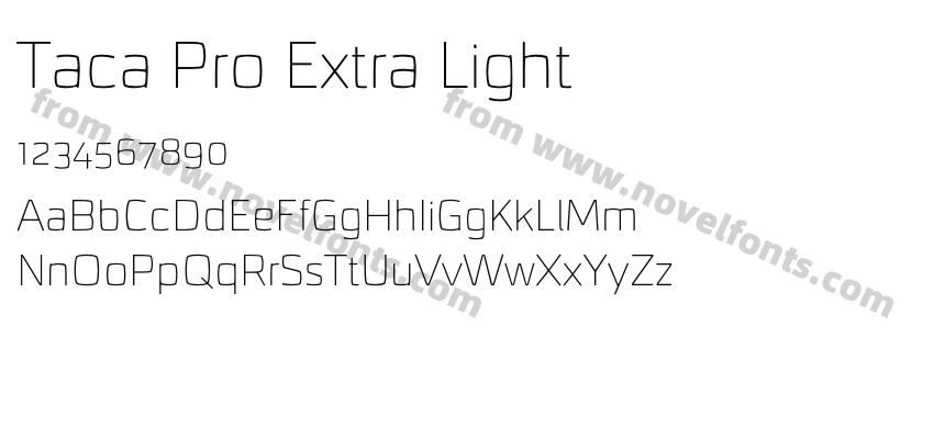 Taca Pro Extra LightPreview