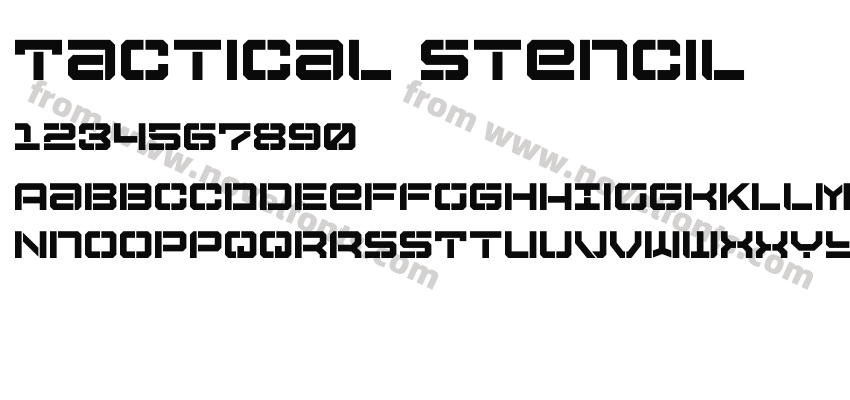 Tactical StencilPreview