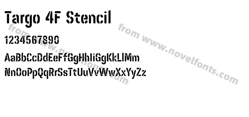 Targo 4F StencilPreview