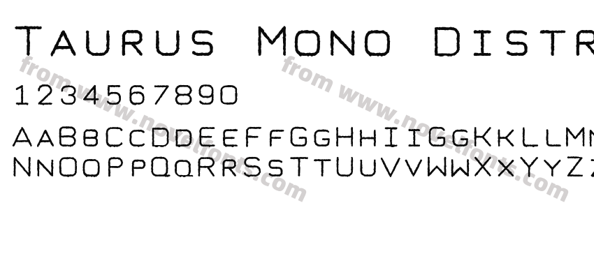 Taurus Mono DistressPreview