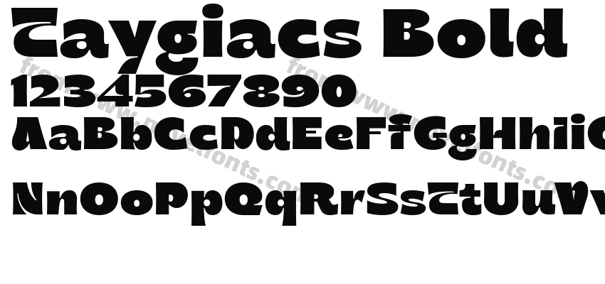 Taygiacs BoldPreview