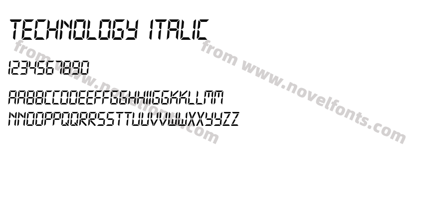 Technology ItalicPreview