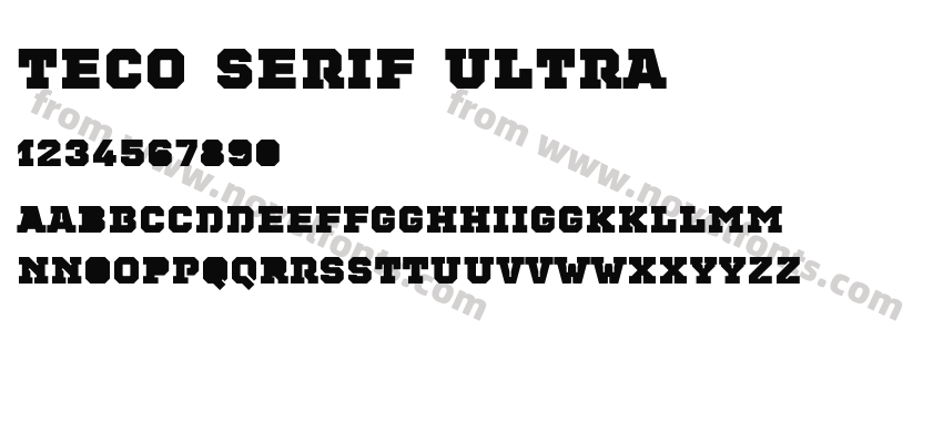 Teco Serif UltraPreview