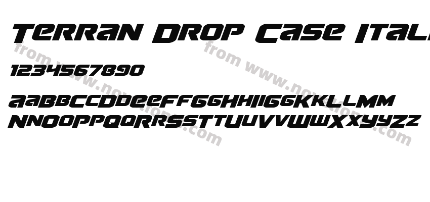 Terran Drop Case ItalicPreview