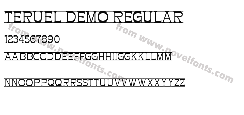 Teruel Demo RegularPreview