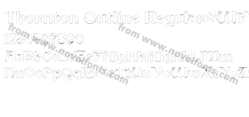 Thornton Outline RegularSWFTEPreview