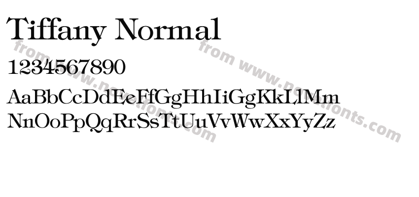 Tiffany NormalPreview