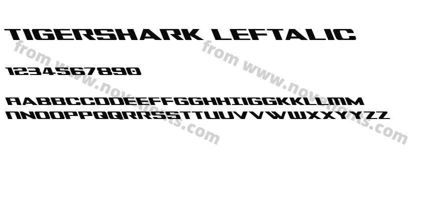 Tigershark LeftalicPreview