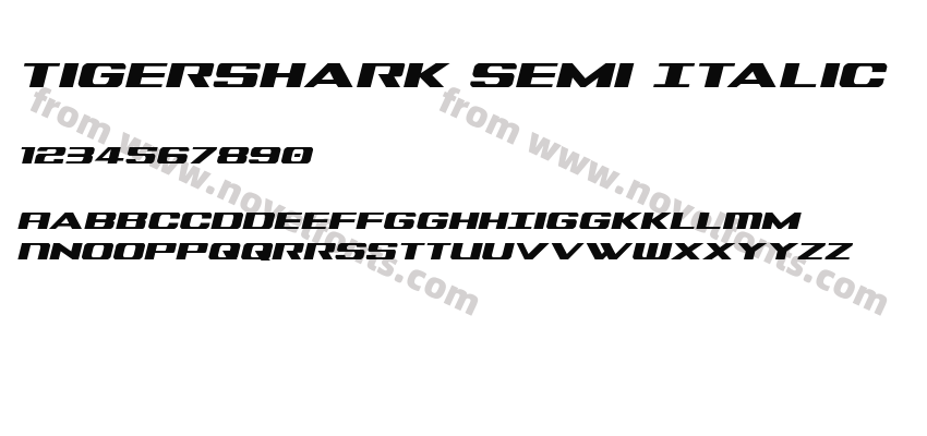 Tigershark Semi ItalicPreview