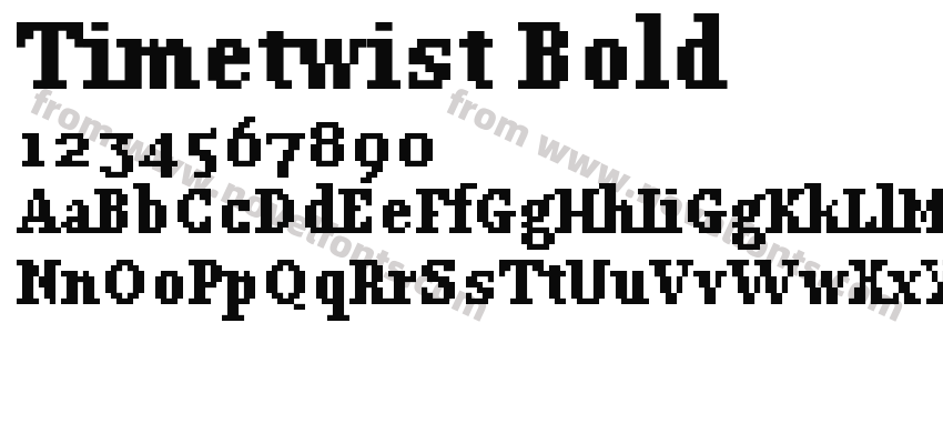 Timetwist BoldPreview