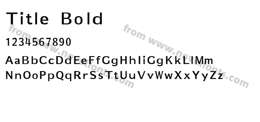 Title BoldPreview