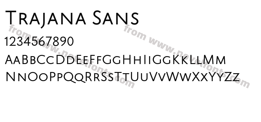 Trajana SansPreview