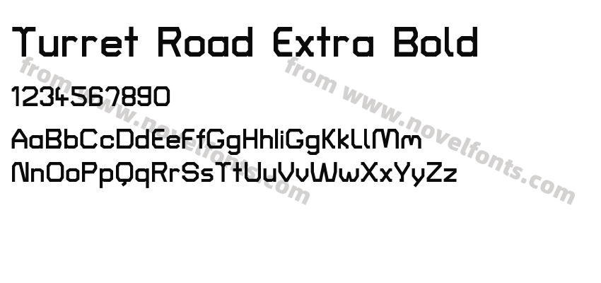 Turret Road Extra BoldPreview