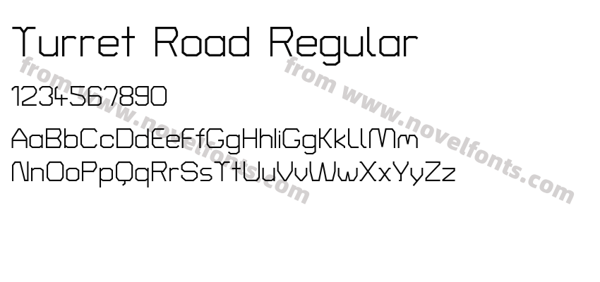 Turret Road RegularPreview