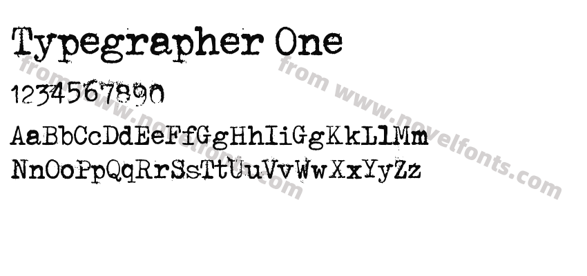 Typegrapher OnePreview