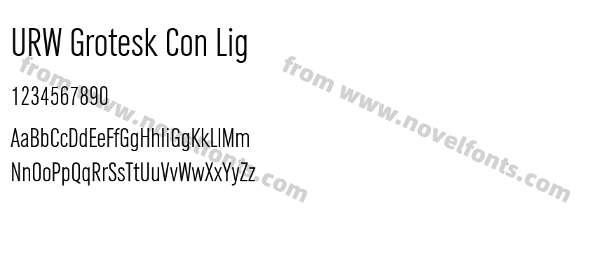 URW Grotesk Con LigPreview