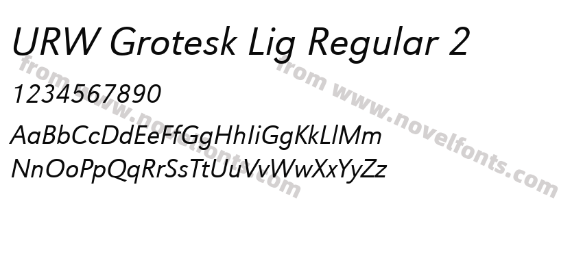 URW Grotesk Lig Regular 2Preview
