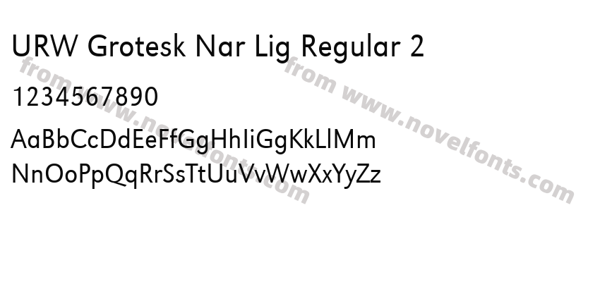 URW Grotesk Nar Lig Regular 2Preview