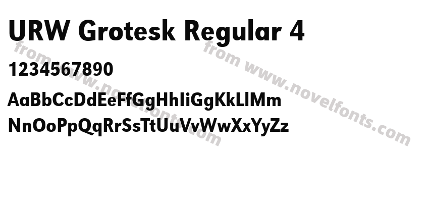 URW Grotesk Regular 4Preview