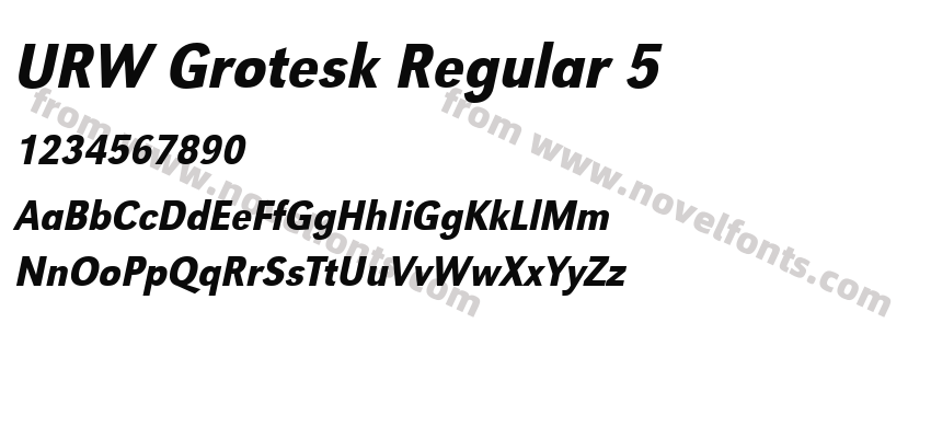 URW Grotesk Regular 5Preview