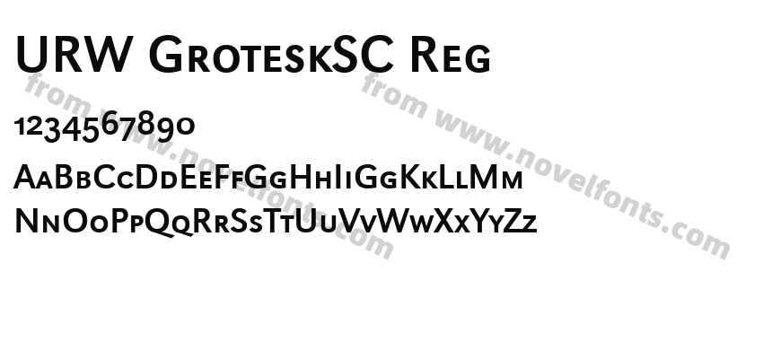 URW GroteskSC RegPreview