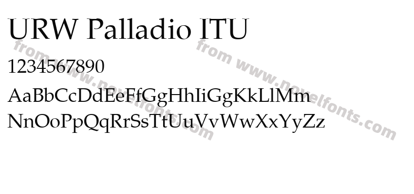 URW Palladio ITUPreview