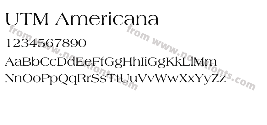 UTM AmericanaPreview