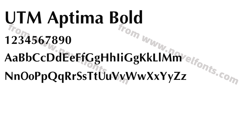 UTM Aptima BoldPreview
