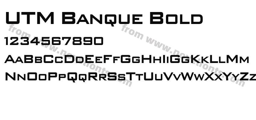 UTM Banque BoldPreview
