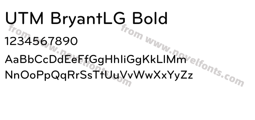 UTM BryantLG BoldPreview