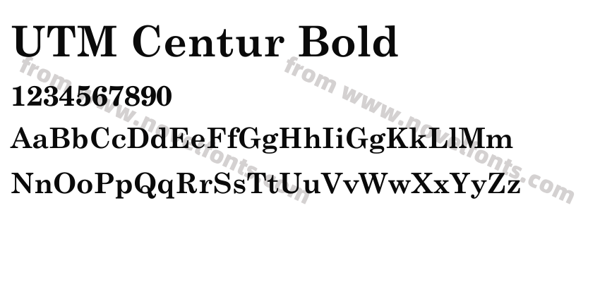 UTM Centur BoldPreview