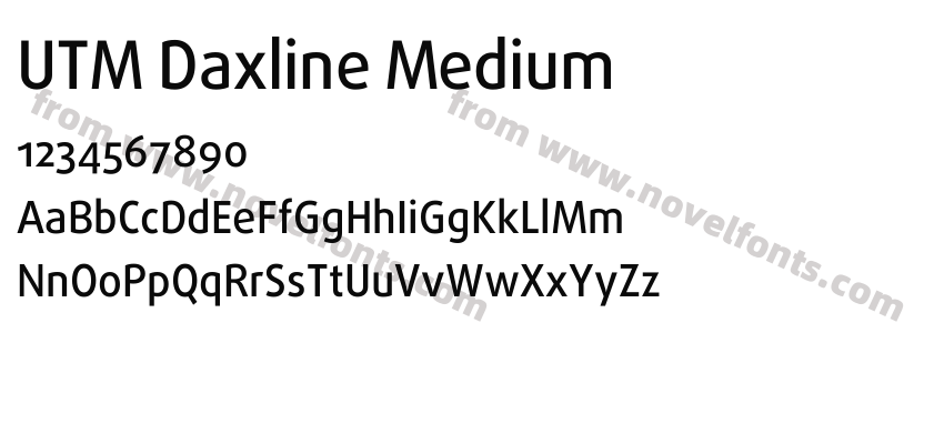 UTM Daxline MediumPreview