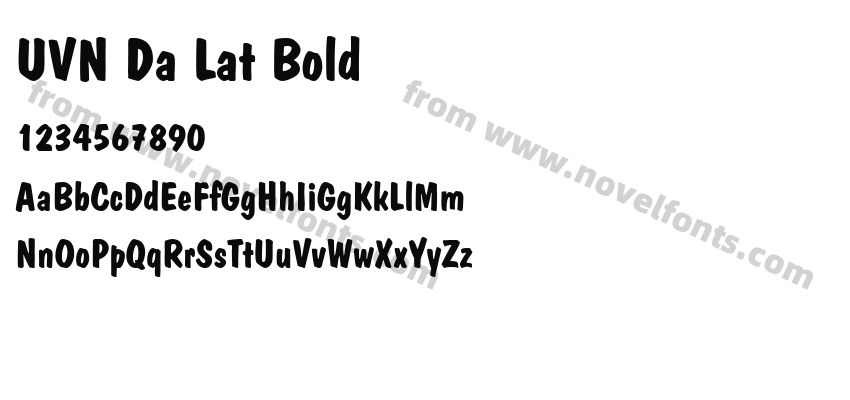 UVN Da Lat BoldPreview