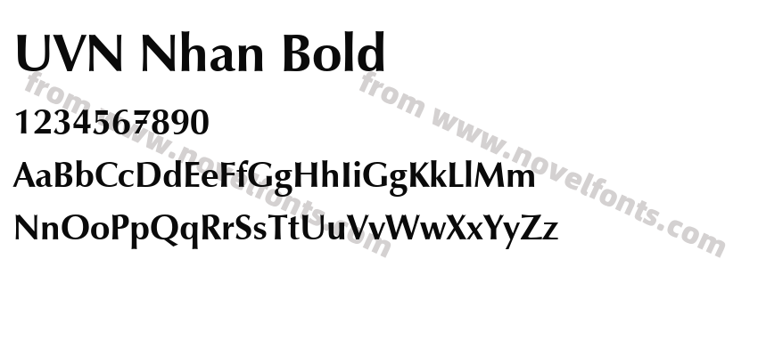 UVN Nhan BoldPreview
